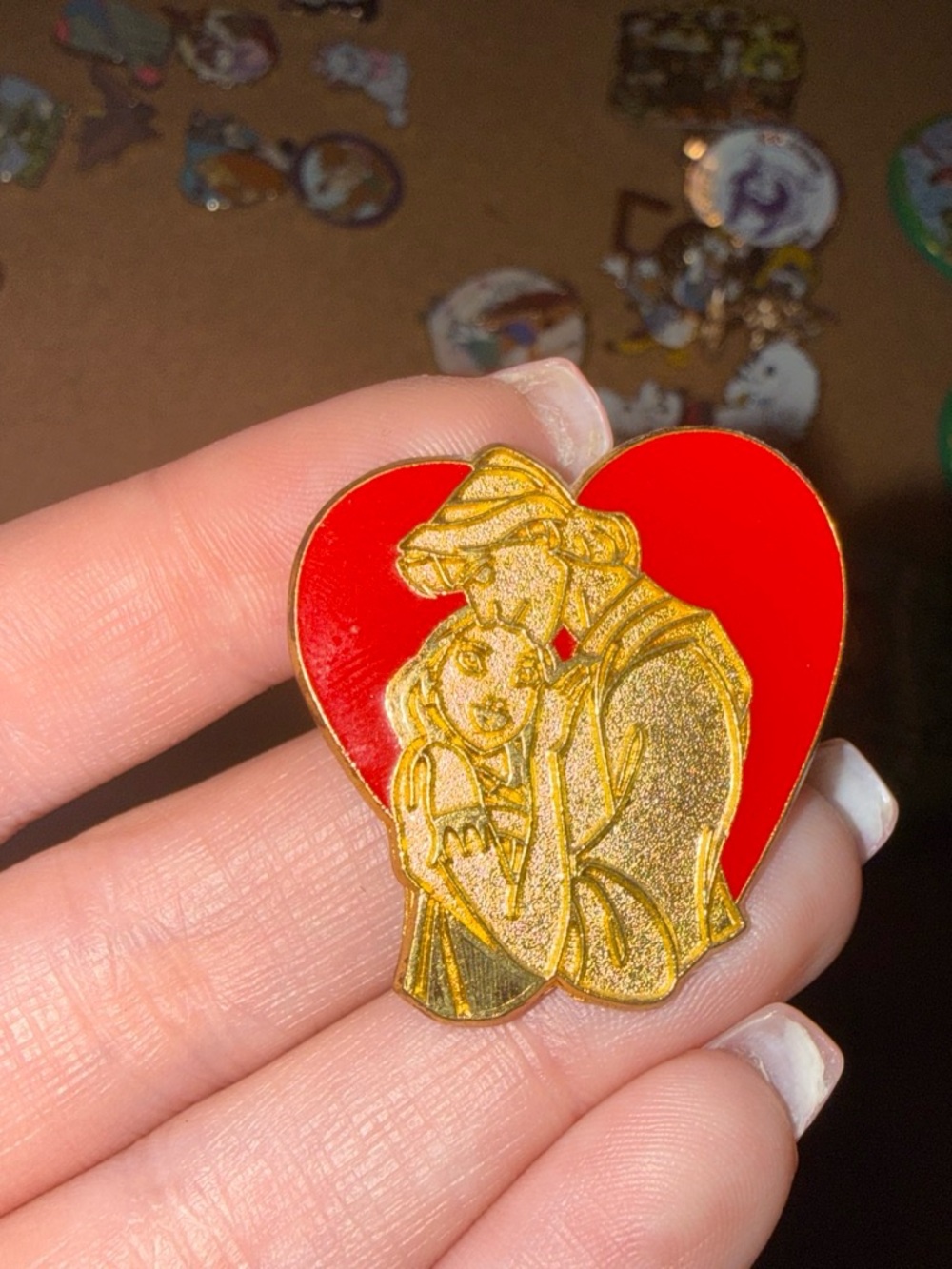 Pocahontas and John Smith Couple Pin